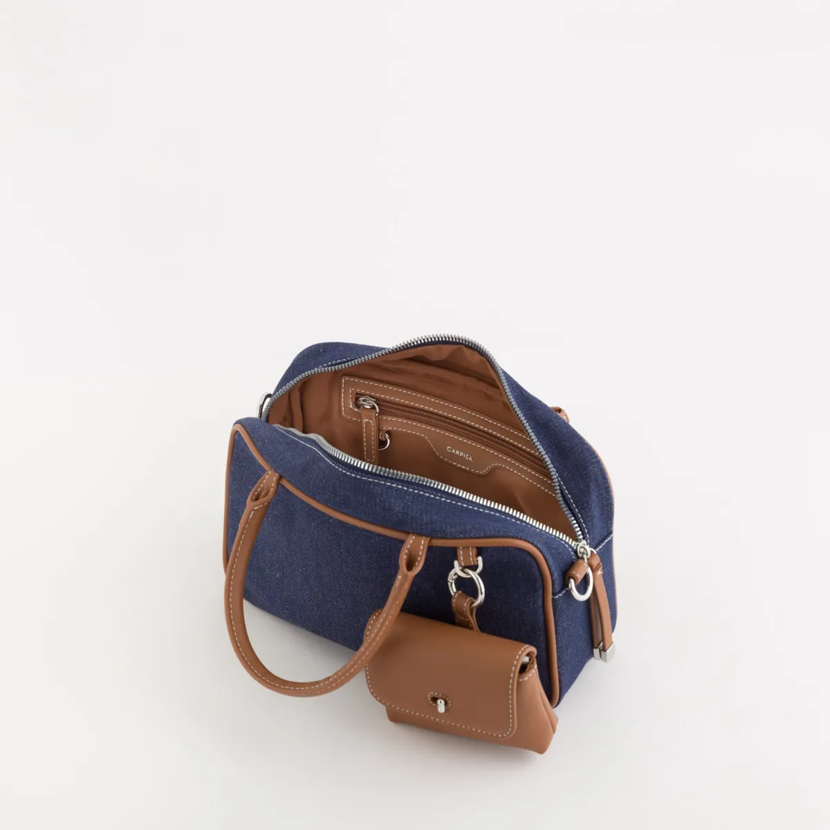 Discount CARPISA Bauletto Donna - Marian v2 Blu Denim/Multicolore