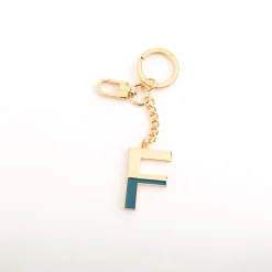 Clearance CARPISA Portachiavi Metallo Donna - Letters keychain Petrolio