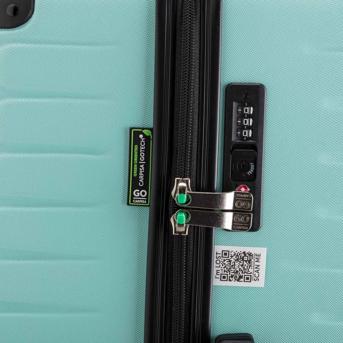 Best CARPISA Trolley L - Rigido - Gotech green
